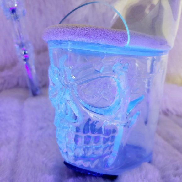 Rapture Clear Skull & Bones Platform 8" Heels Vortex - Picture 11 of 15